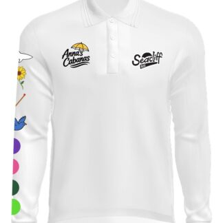 U13 ONLY | Special Order Personalised White Long Sleeve Sunsafe Polo